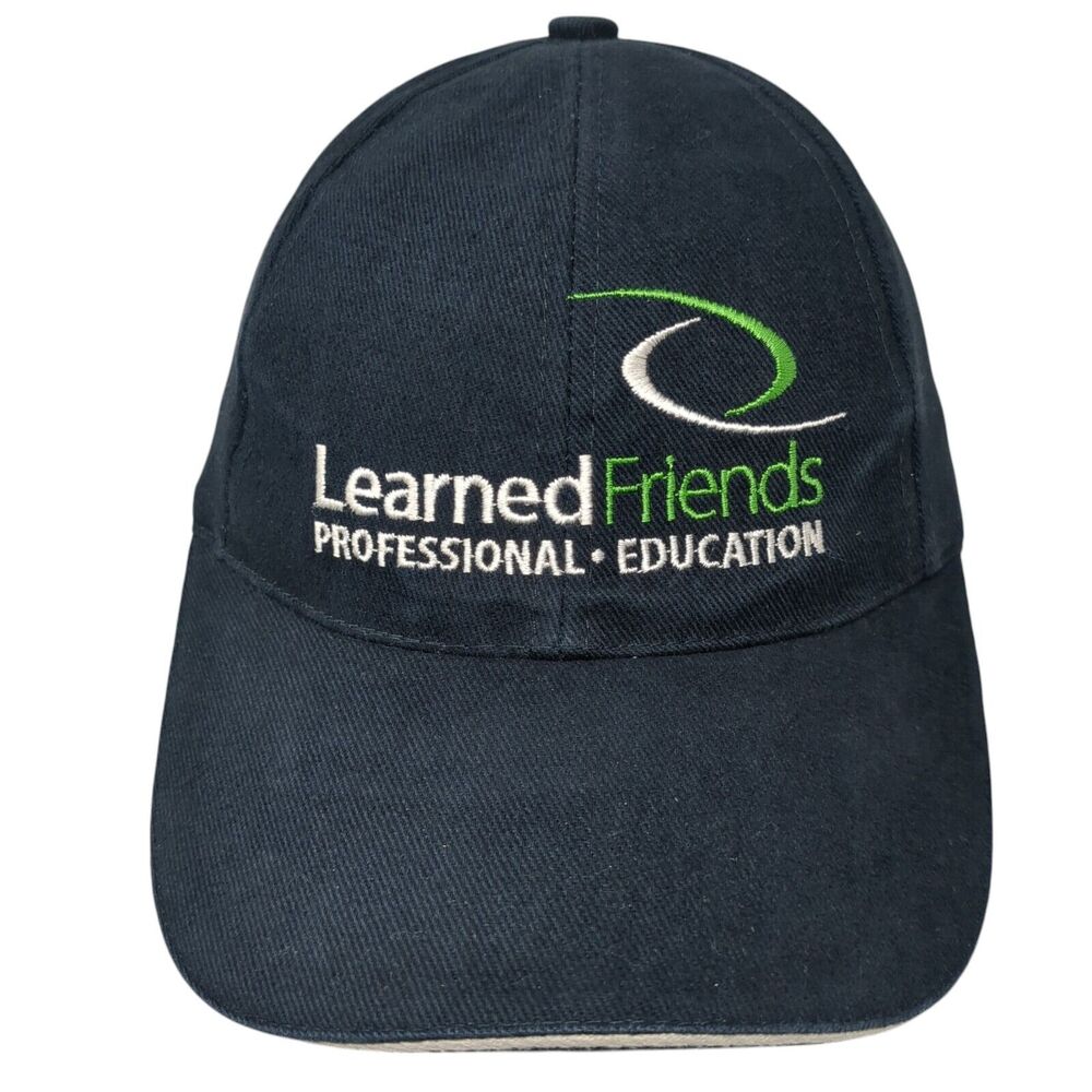 Learned Friends Professional Education Slideback Hat Blue OS Adjustable Cotton